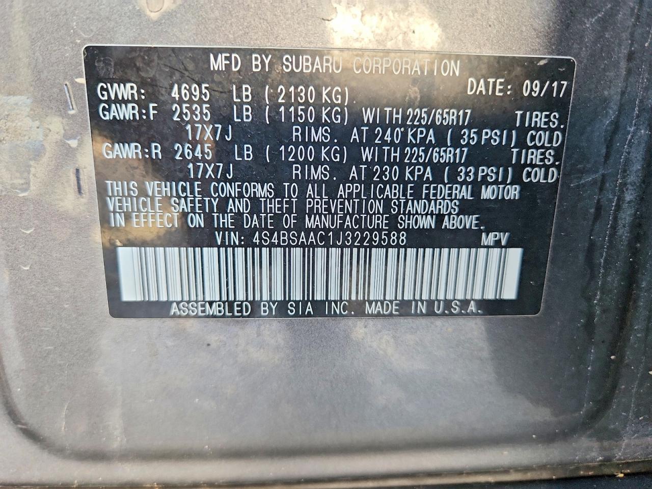 Subaru Outback 2.5i
