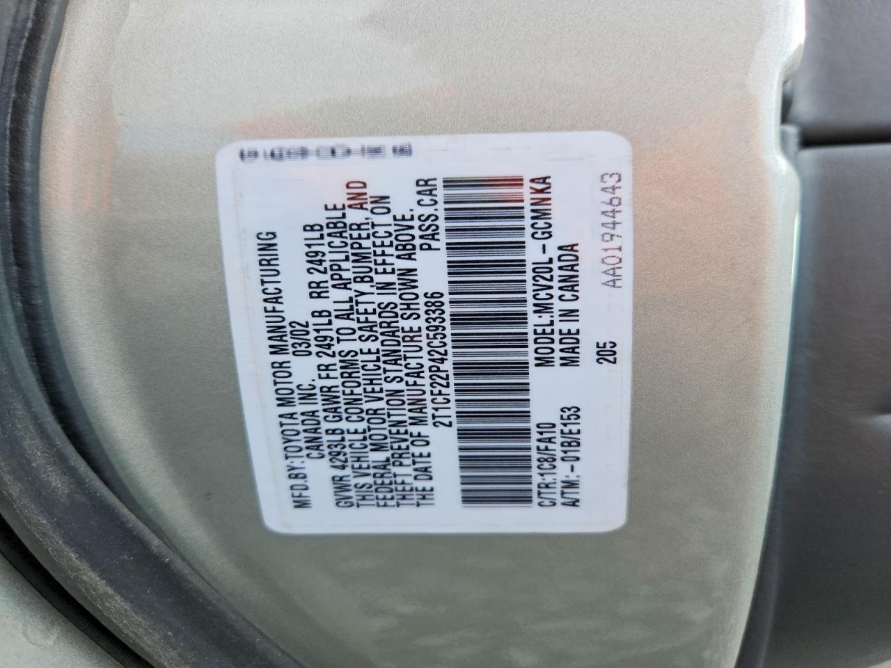 Toyota Camry Se V6