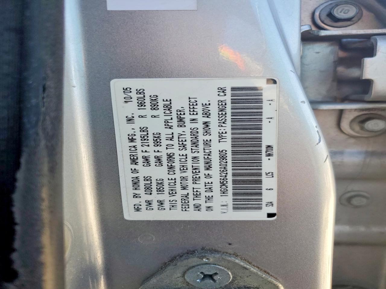 Honda Accord Lx