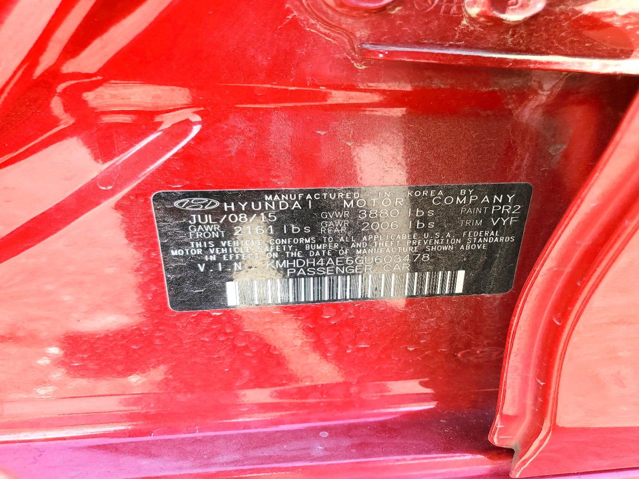Hyundai ELANTRA Value Edition
