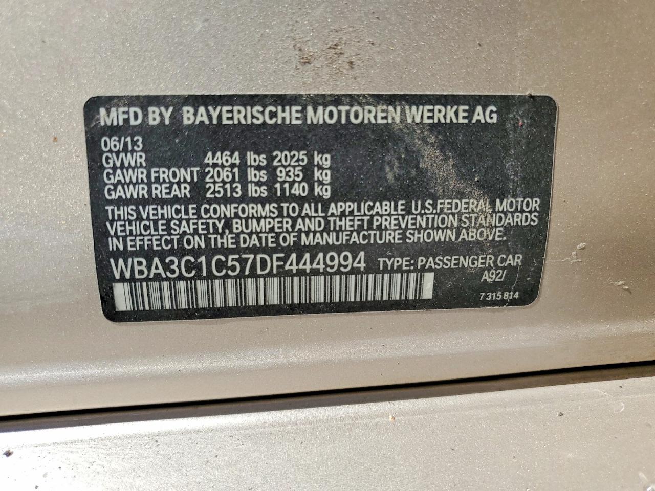 BMW 3 Series I Sulev