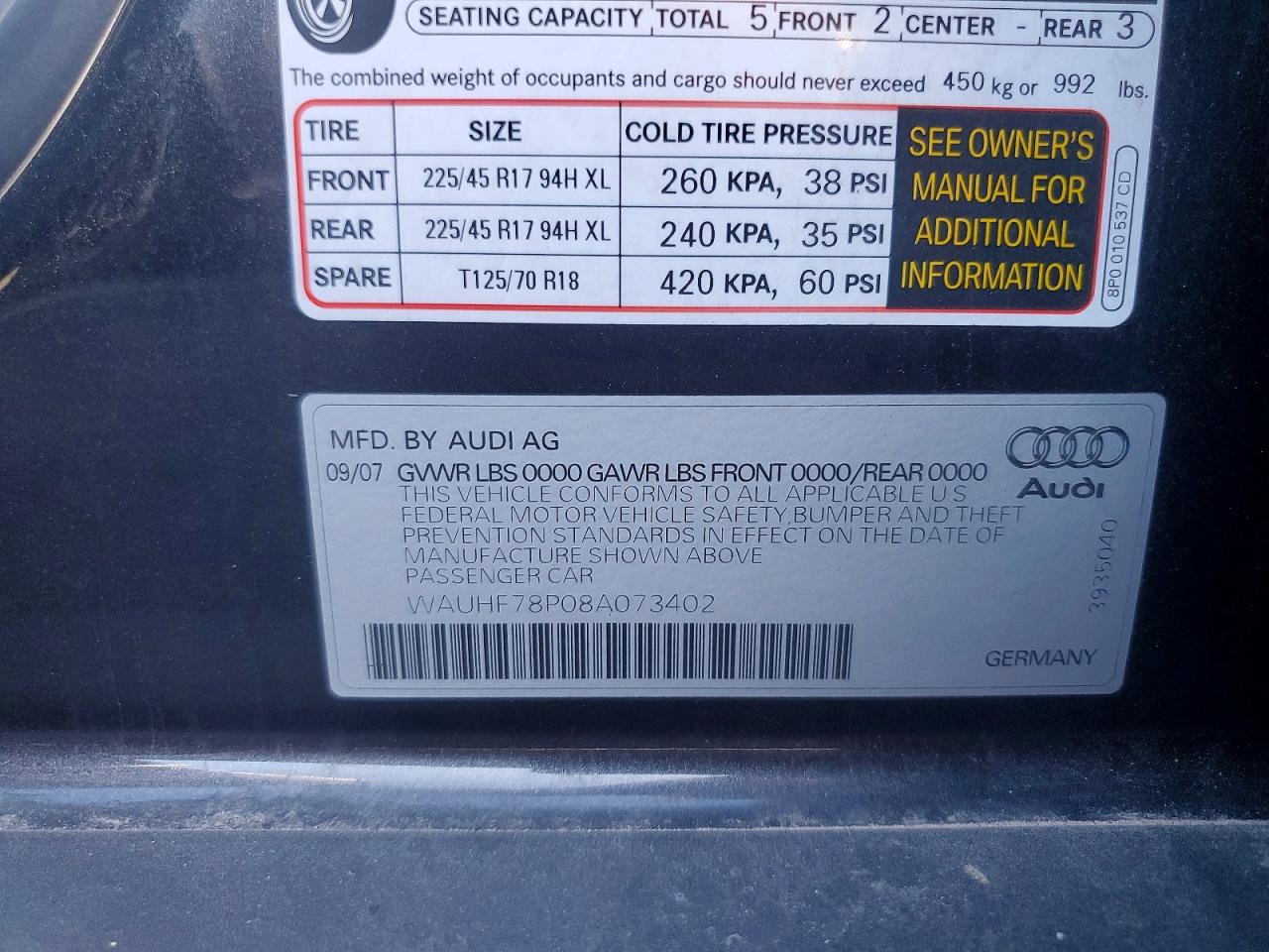 Audi A3 2.0