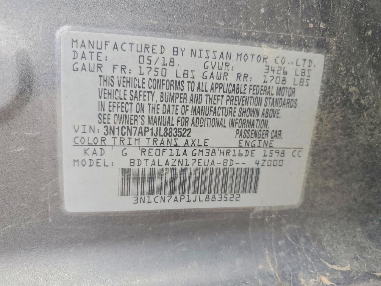 Nissan Versa S