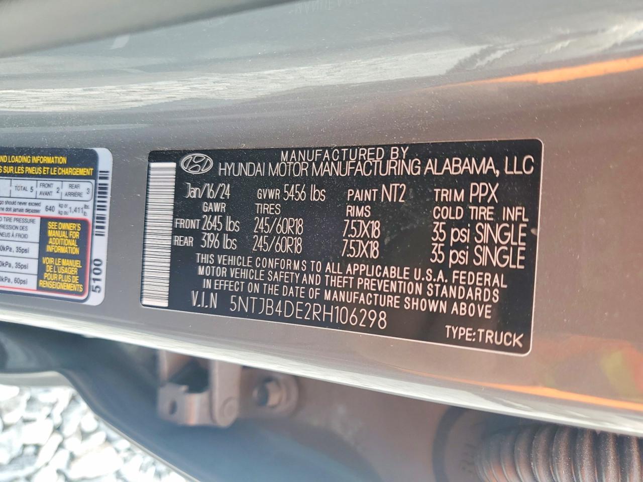 Hyundai SANTA CRUZ Sel
