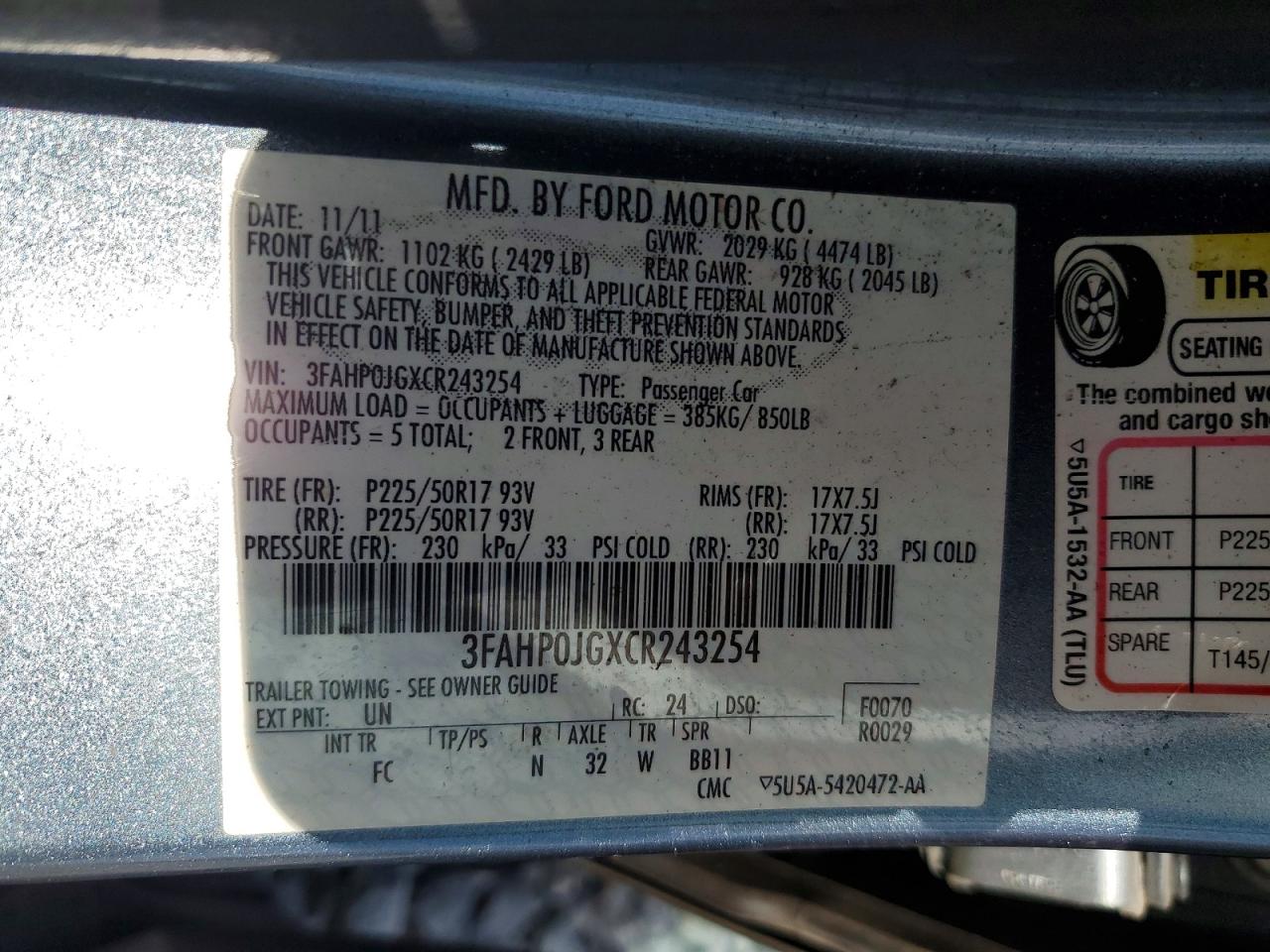 Ford Fusion Sel
