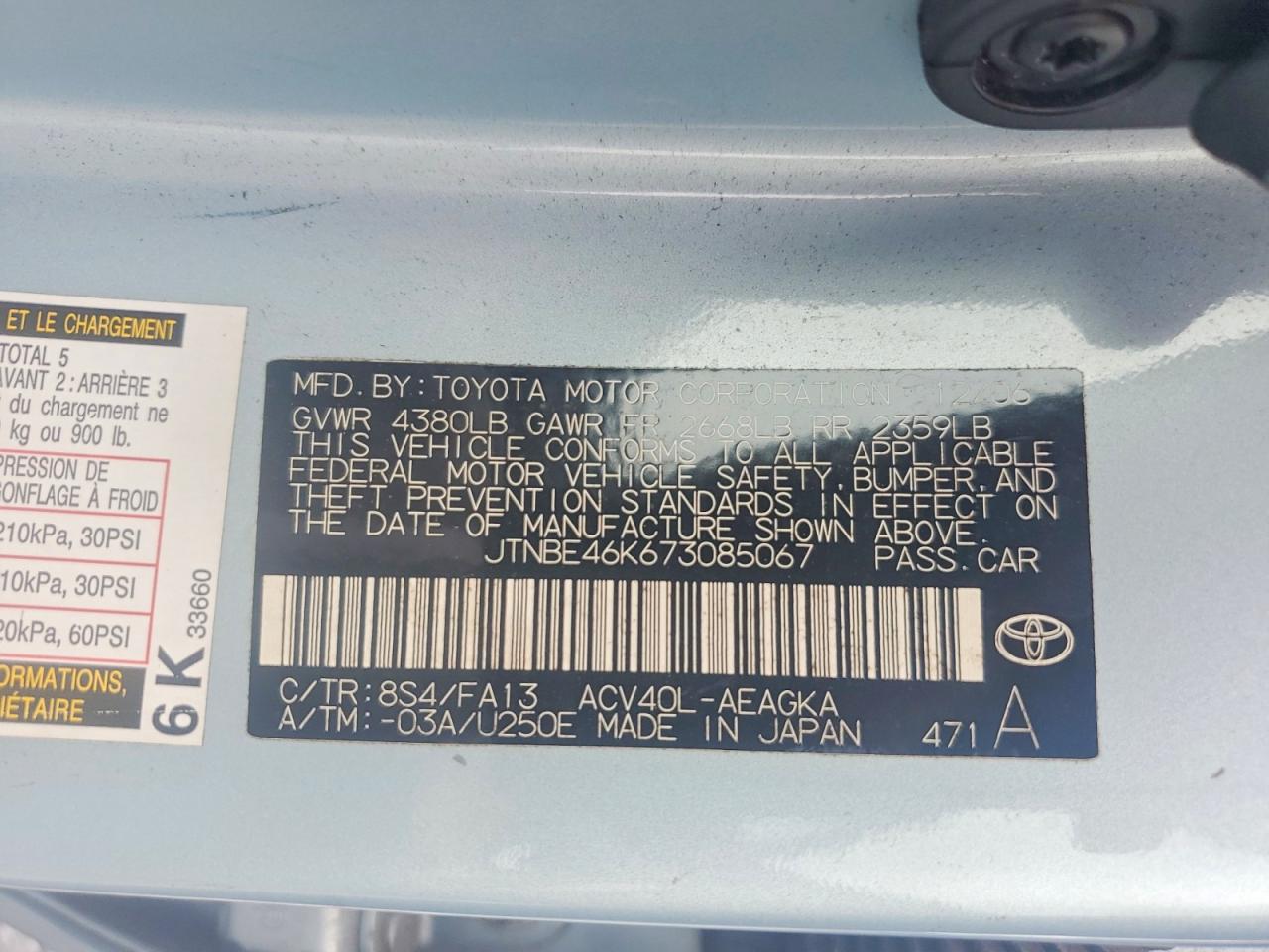 Toyota Camry Xle