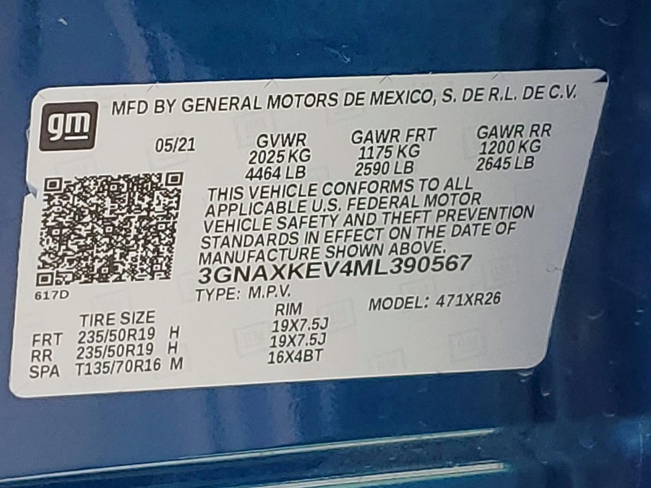 Chevrolet Equinox Lt