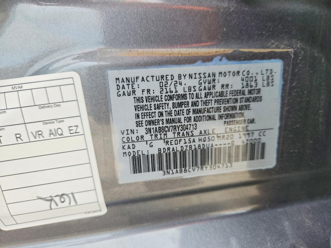 Nissan Sentra Sv