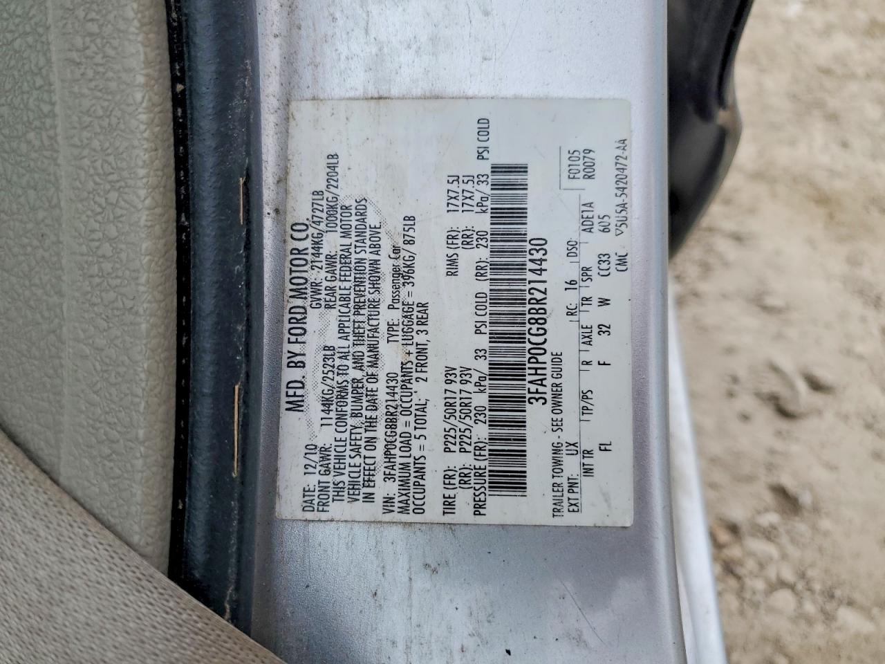 Ford Fusion Sel
