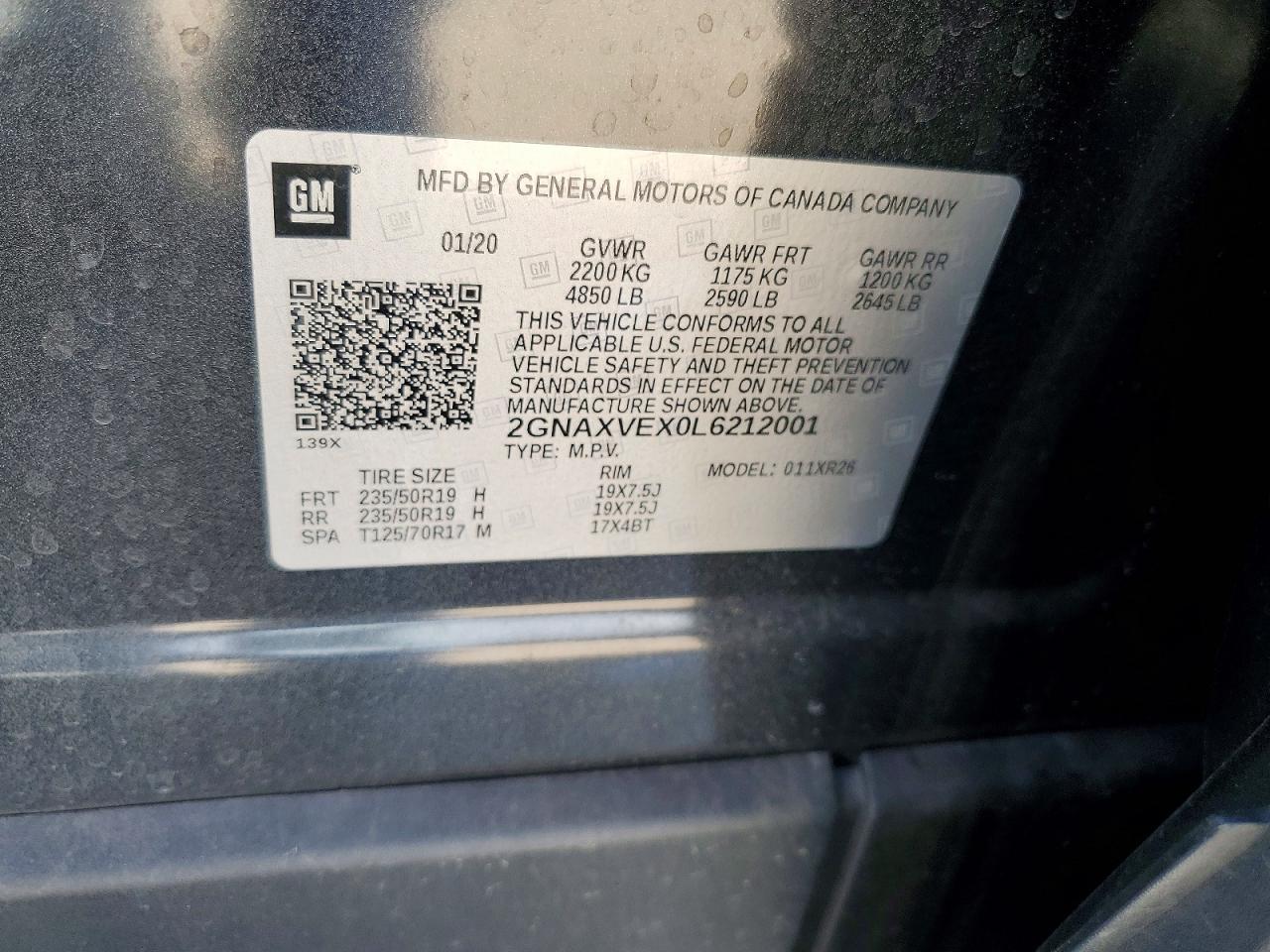 Chevrolet Equinox Lt