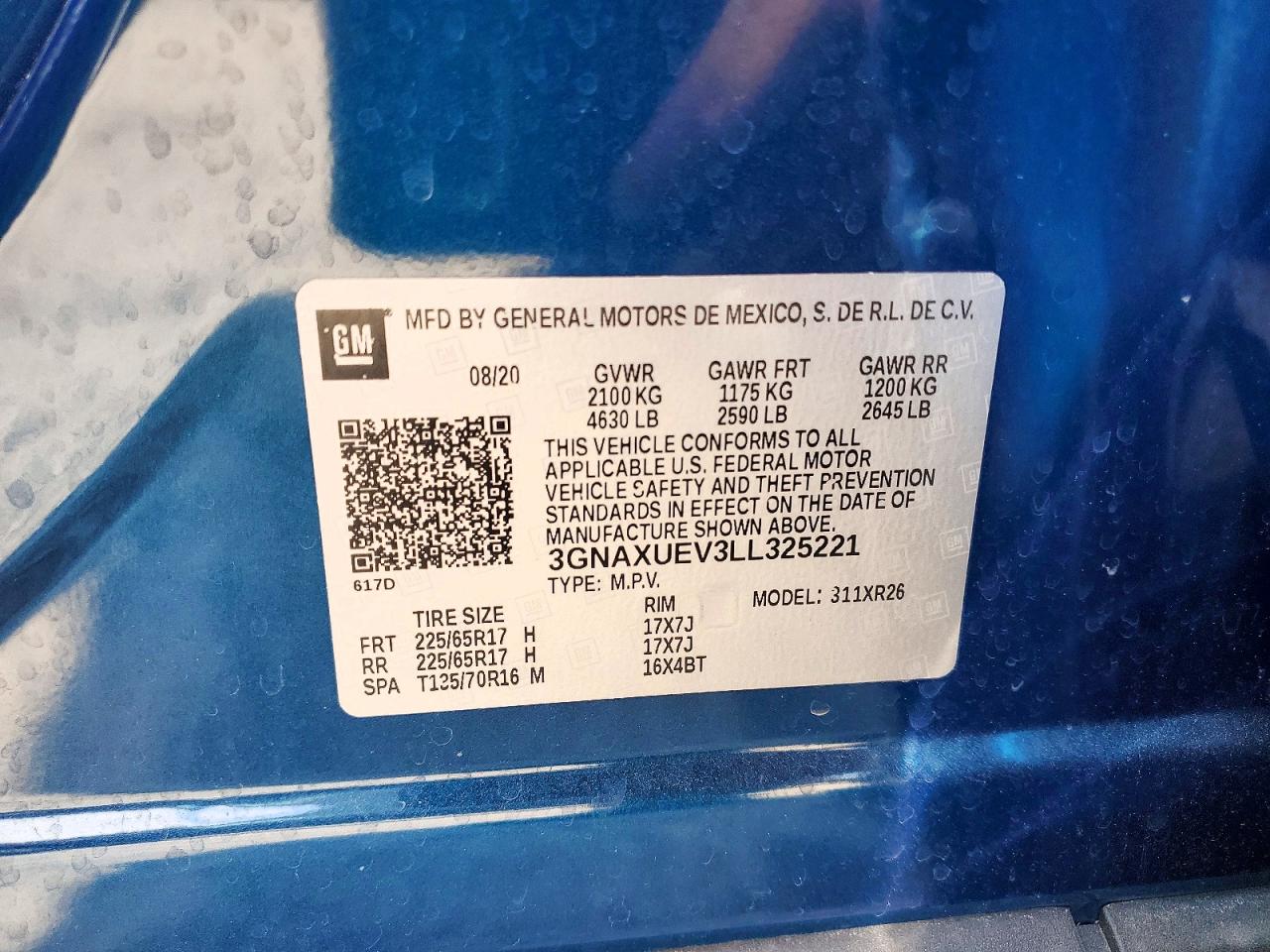 Chevrolet Equinox Lt