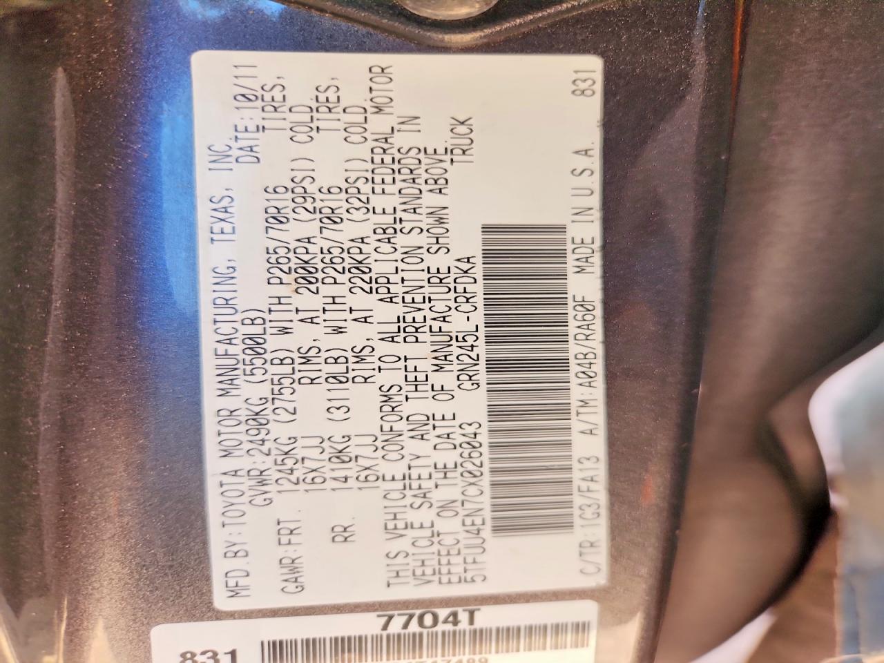 Toyota Tacoma V6