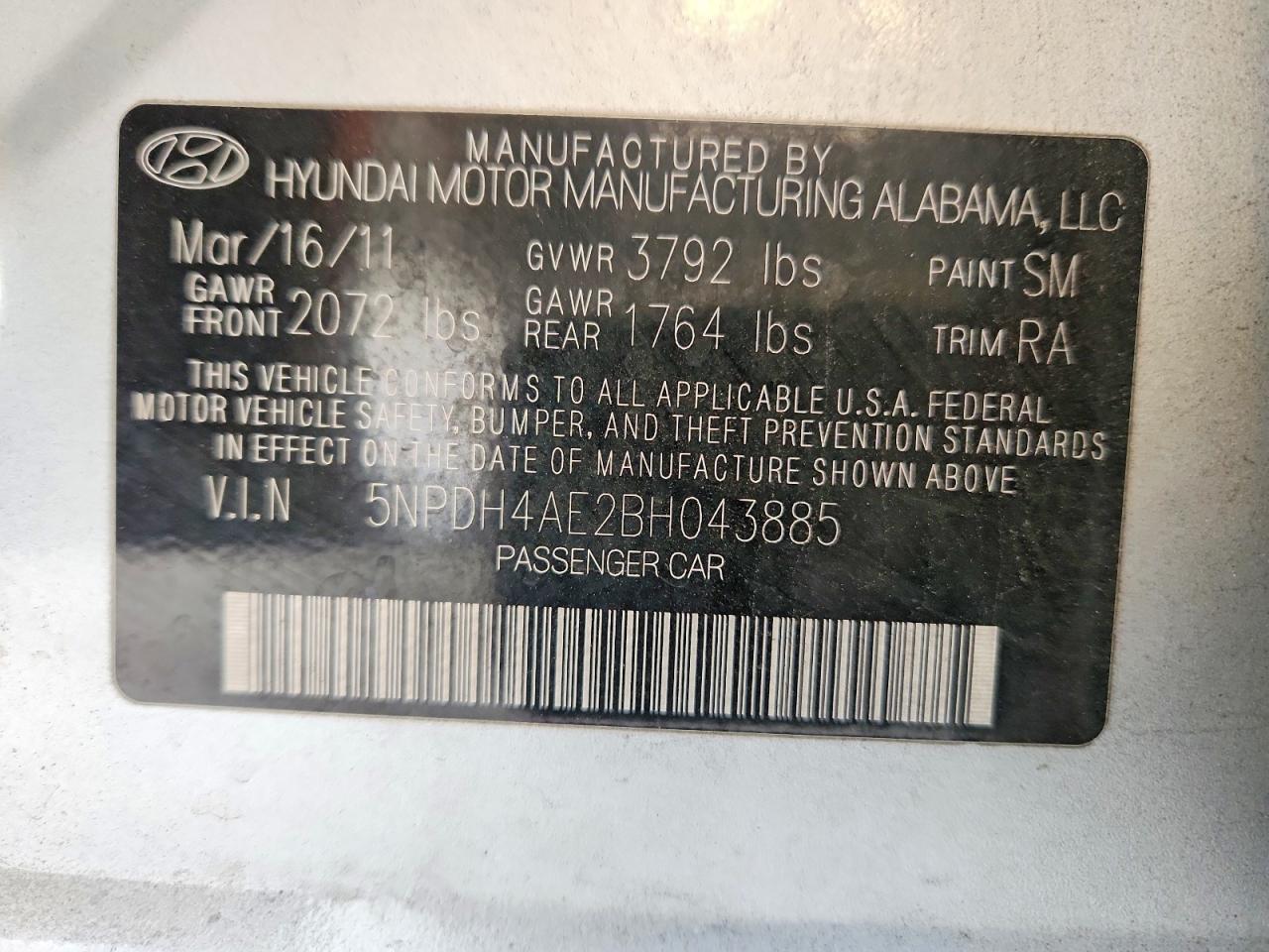 Hyundai ELANTRA Gls