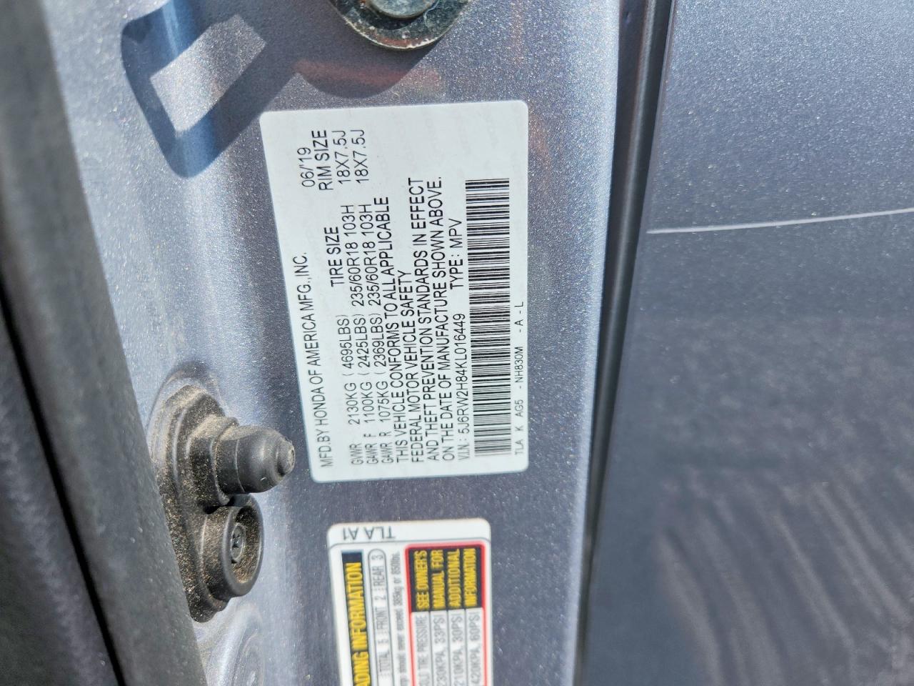 Honda Crv Exl