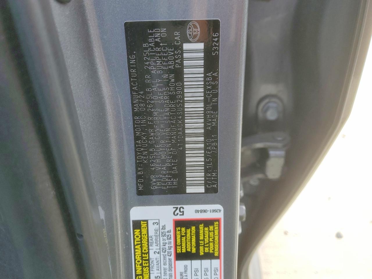 Toyota Camry Xse