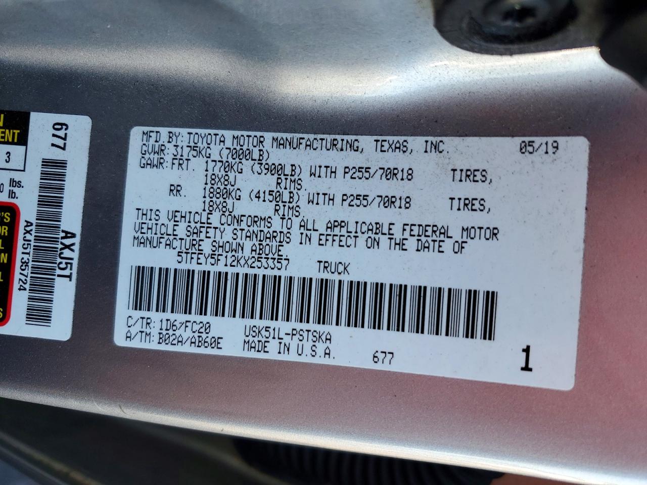 Toyota Tundra Crewmax Sr5