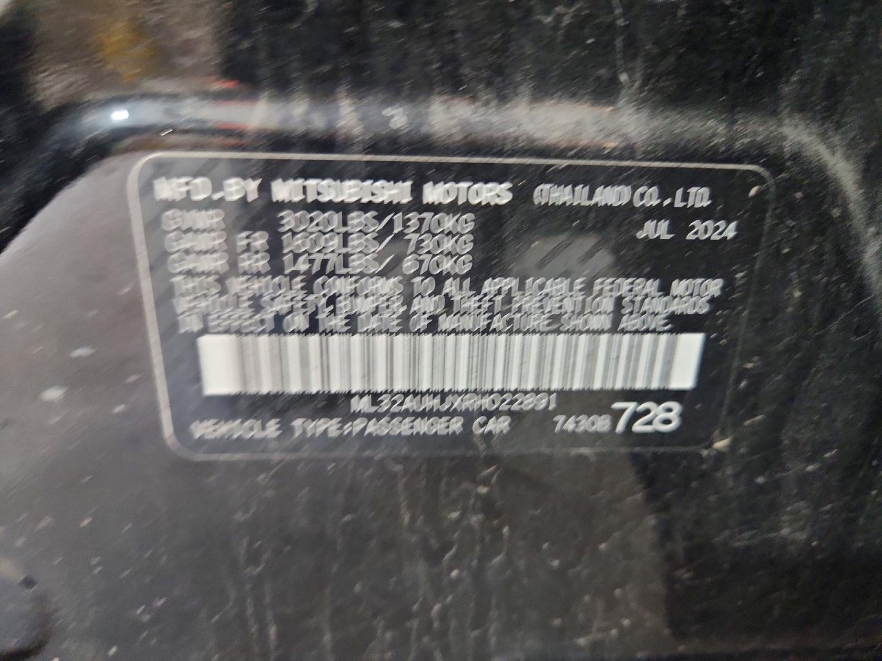 Mitsubishi Mirage Es