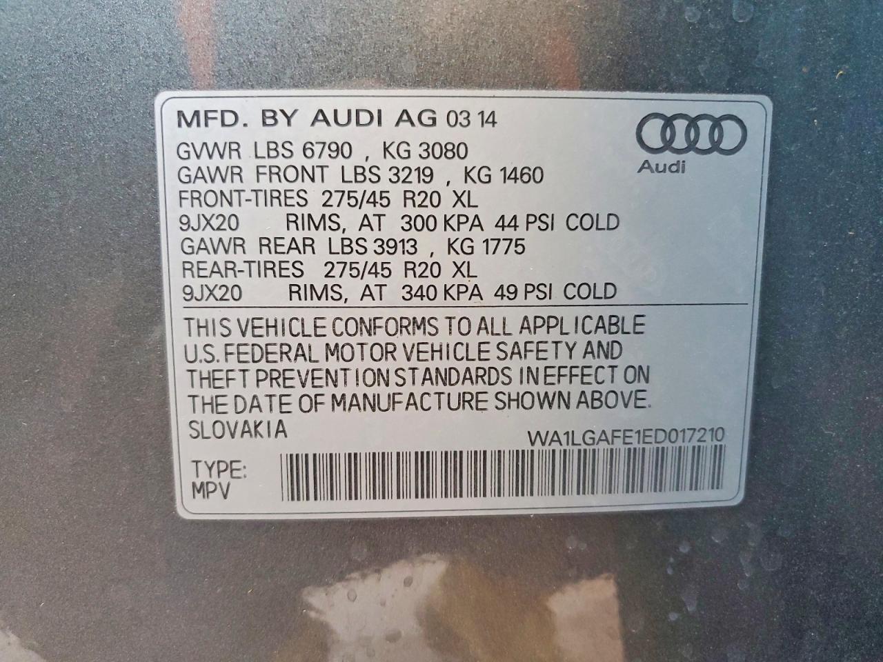 Audi Q7 Premium Plus