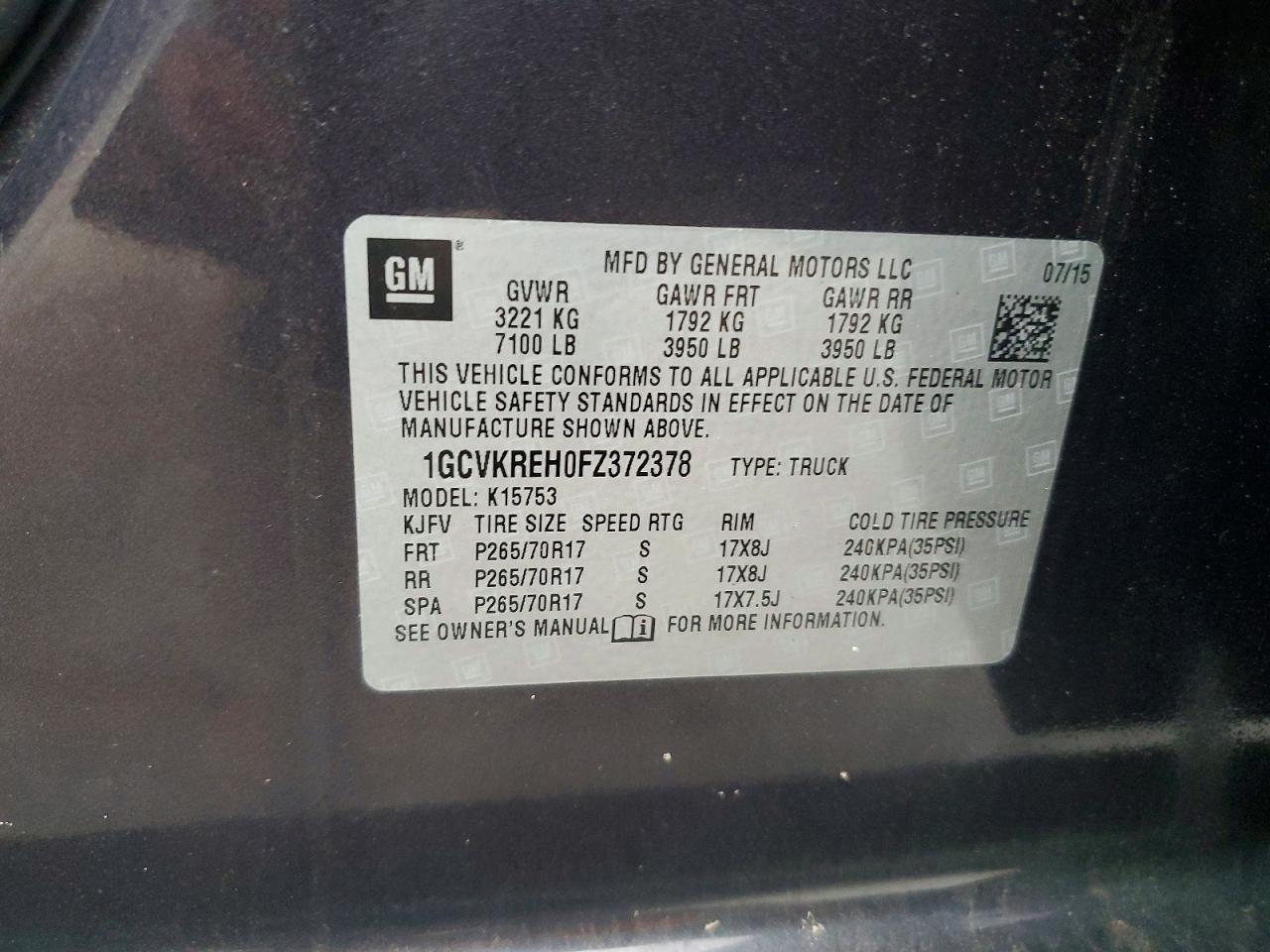 Chevrolet Silverado K1500 Lt