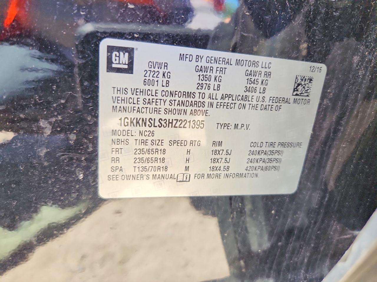 GMC Acadia Sle