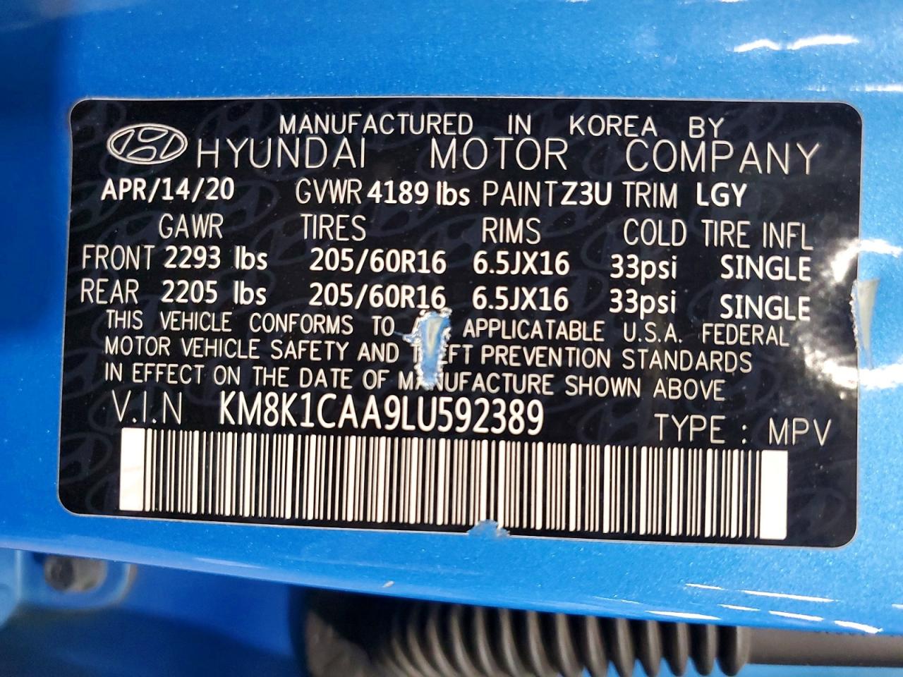 Hyundai KONA Se