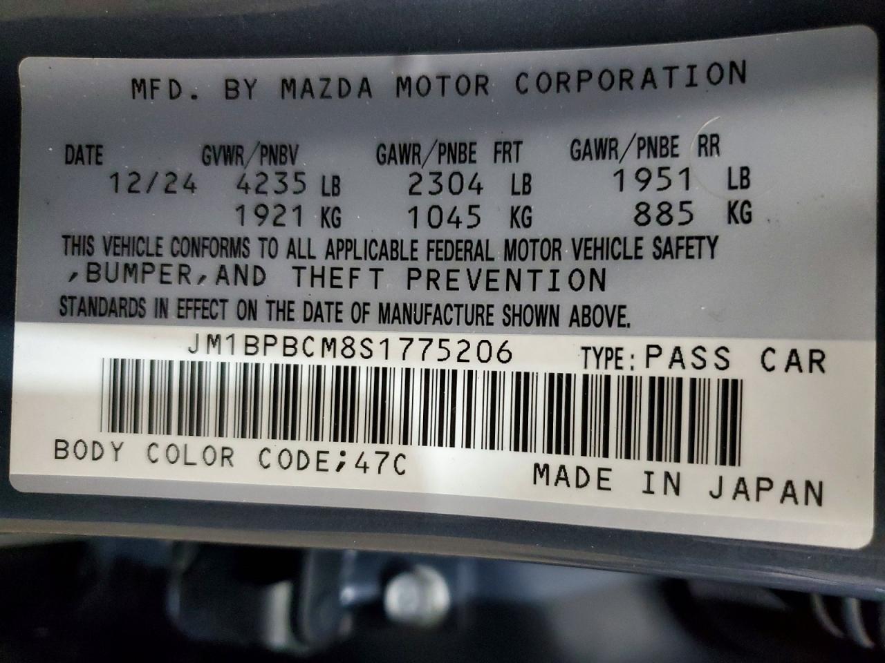 Mazda 3 Preferred