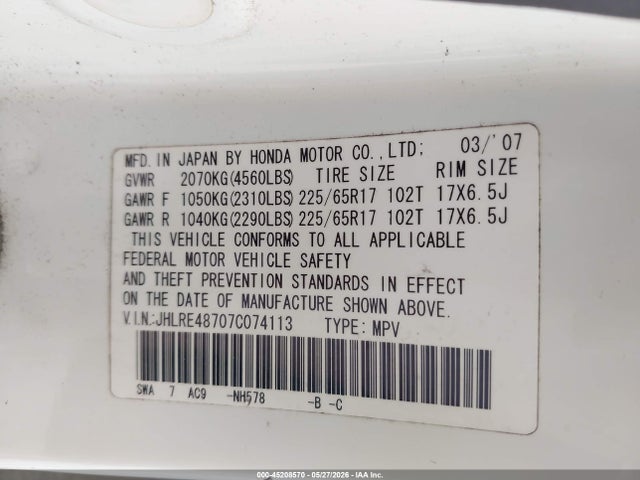 Honda CR-V Ex-l