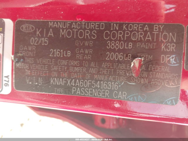 Kia Forte Lx