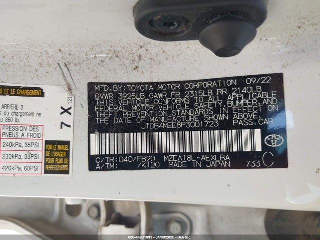 Toyota Corolla Le