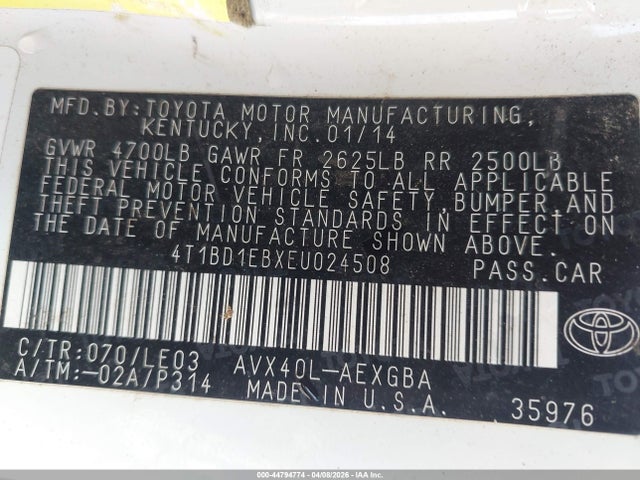 Toyota Avalon Hybrid Xle Touring