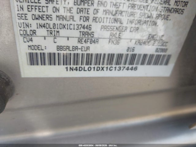Nissan Altima Gxe