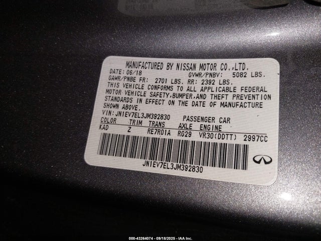 INFINITI Q60 3.0t Luxe