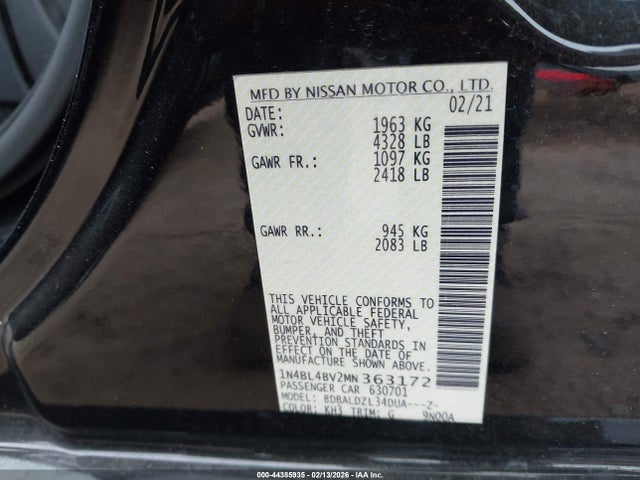 Nissan Altima S Fwd