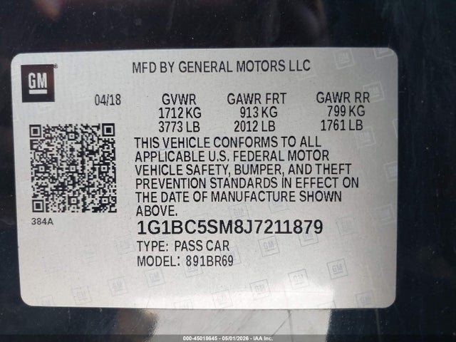 Chevrolet Cruze Ls Auto