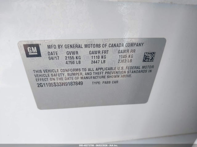 Chevrolet Impala 1lt