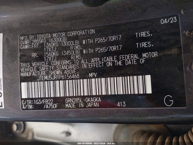 Toyota 4Runner Sr5