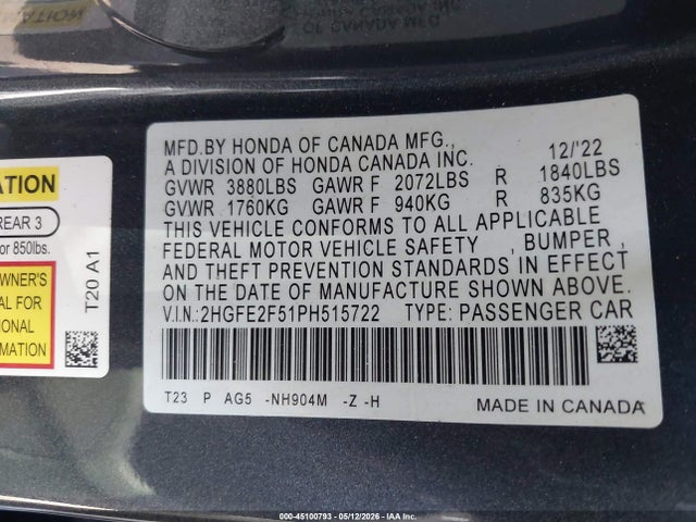Honda Civic Sport