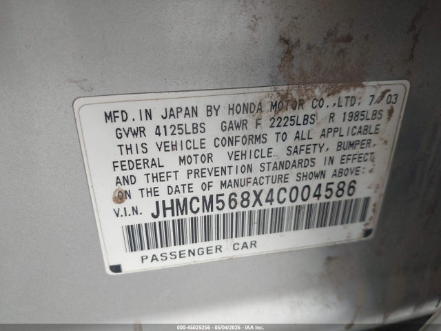 Honda Accord 2.4 Ex
