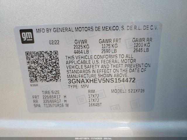 Chevrolet Equinox Fwd Ls
