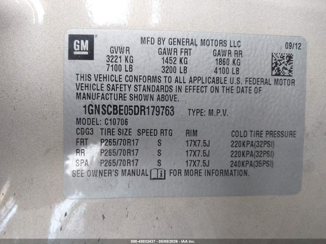 Chevrolet Tahoe Lt