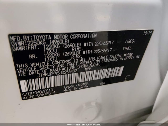 Toyota RAV4 Le