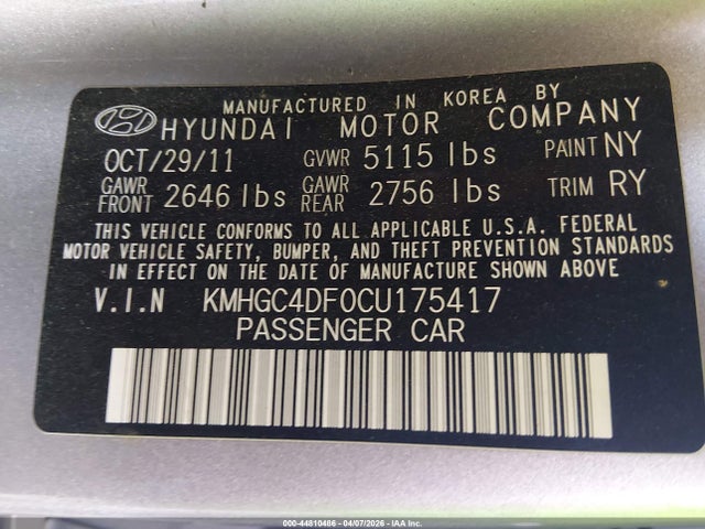Hyundai Genesis 4.6