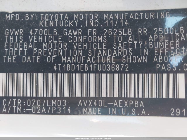 Toyota Avalon Hybrid Limited