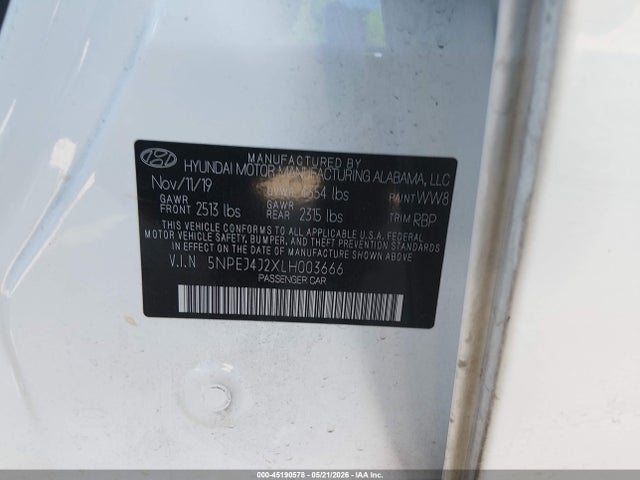 Hyundai SONATA Sel Plus