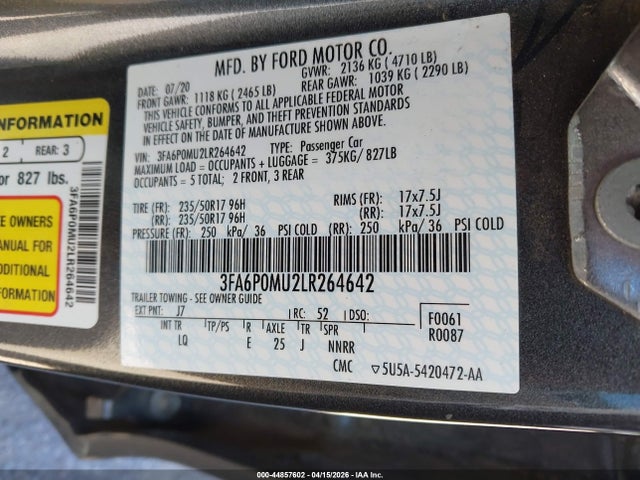 Ford Fusion Hybrid Sel