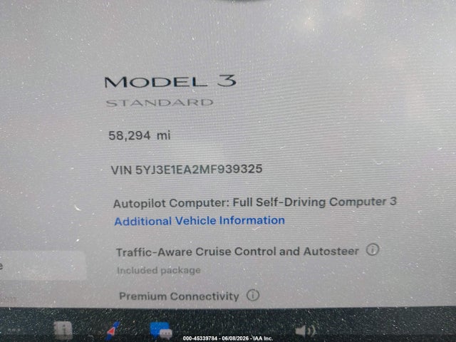 Tesla Model 3 Standard Range Plus Rear-wheel Drive