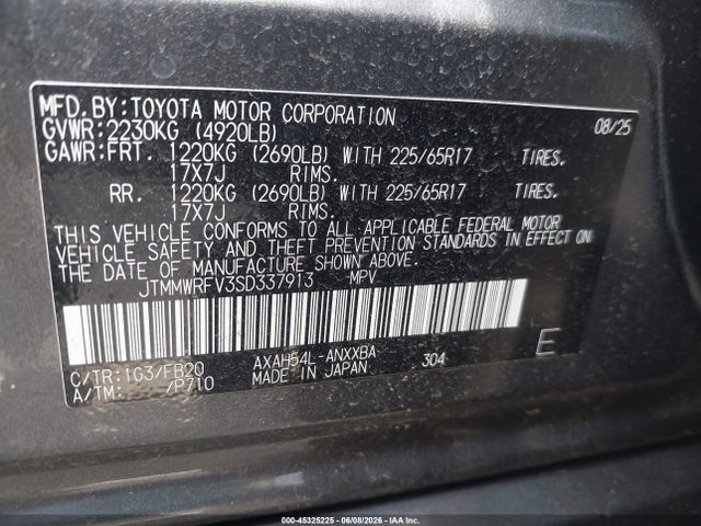 Toyota RAV4 Le