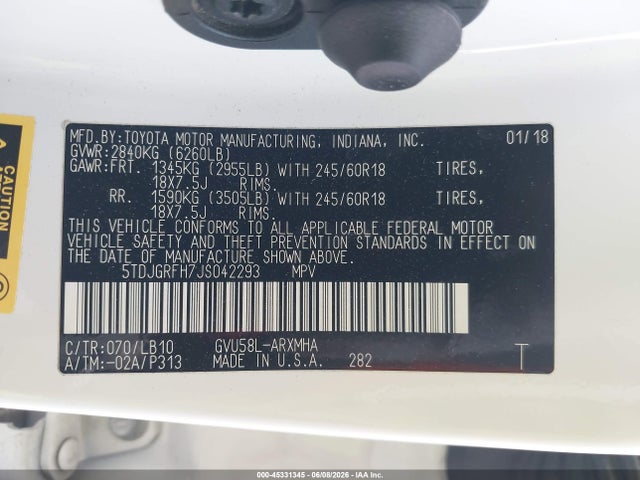 Toyota Highlander Xle