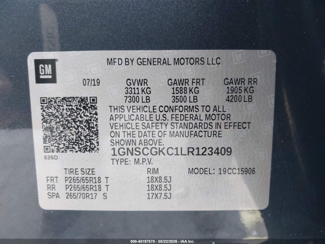 Chevrolet Suburban 2wd Ls