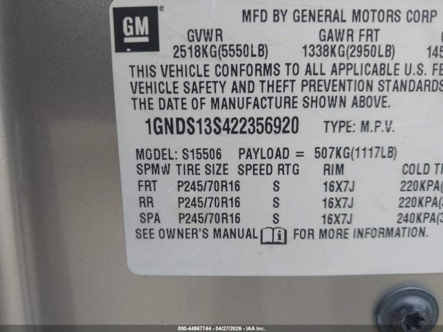 Chevrolet Trailblazer Ls